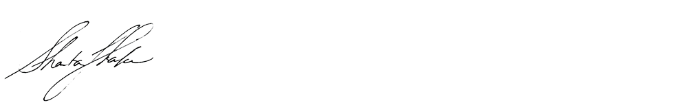 Shanta Thake signature
