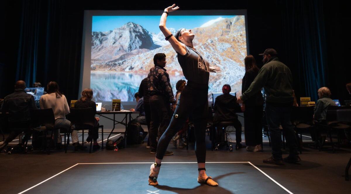 In rehearsal for Jeanine Tesori & Brian Crawley’s 'Violet'. Photo by Lawrence Sumulong.