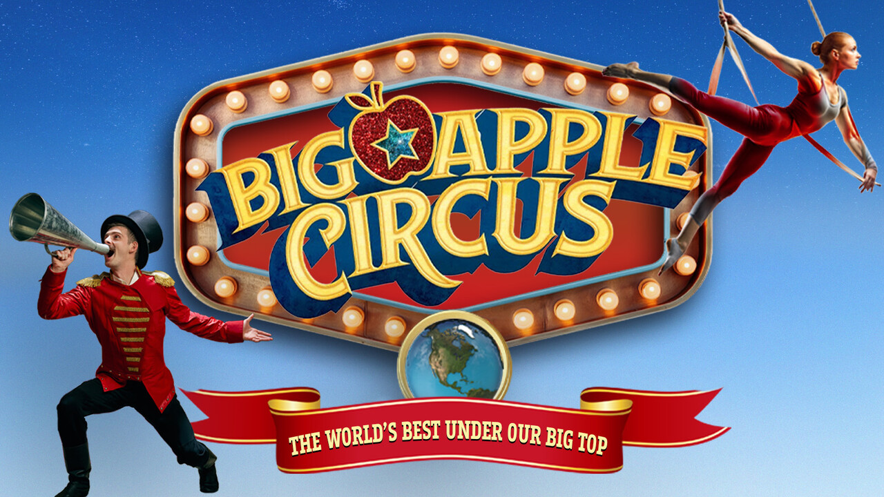 A circus act performs