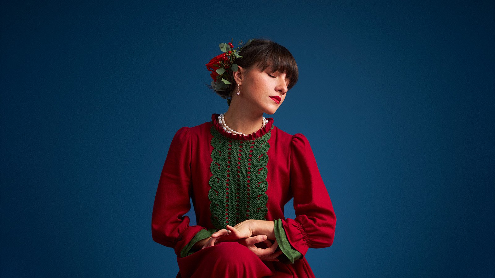 Ana Everling poses in Eastern European costume