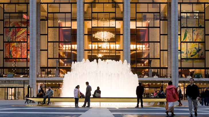 The fountain at lincoln center