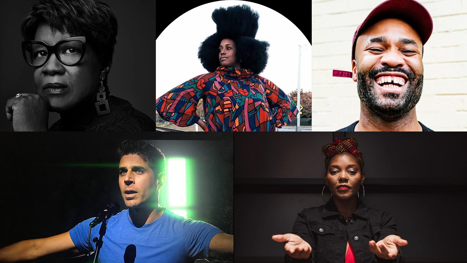 A black and grey tiled background with two cartoon avatars, bubble tea, and a rainbow flag