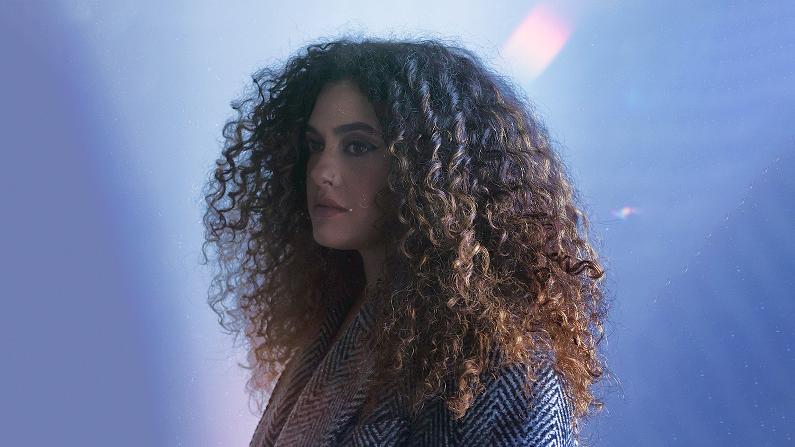 A black and grey tiled background with two cartoon avatars, bubble tea, and a rainbow flag