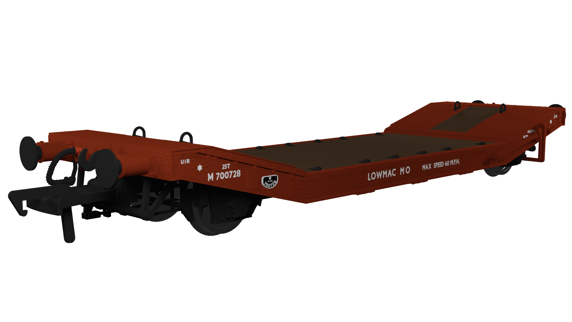 Locomotion Models Exclusive LMS 25T LOWMAC Wagon No.M700728