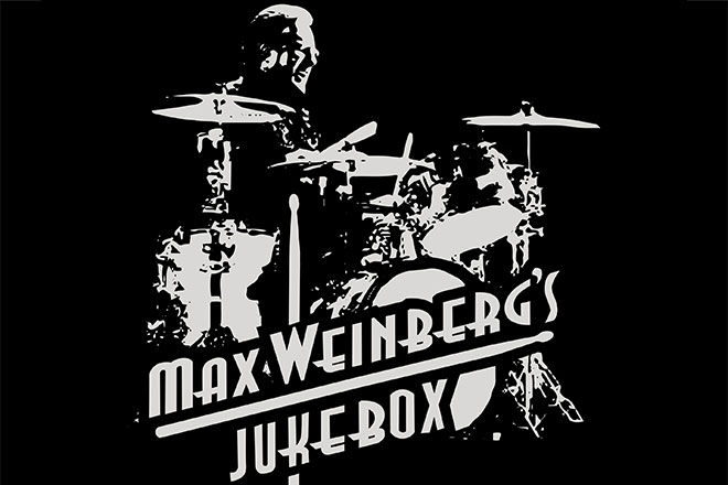Image of Max Weinberg's Jukebox logo on a black background