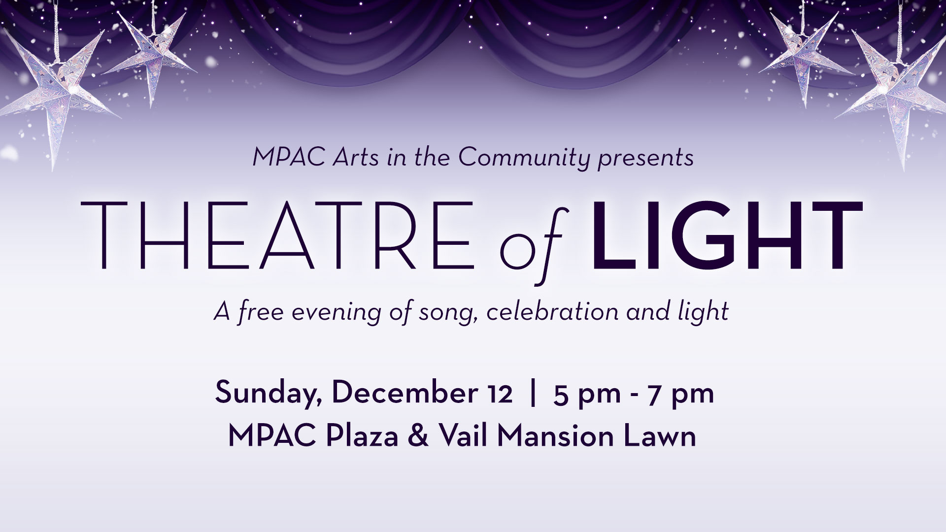 Image of MPAC's Theatre of Light Event