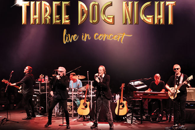 Three Dog Night band performing on stage