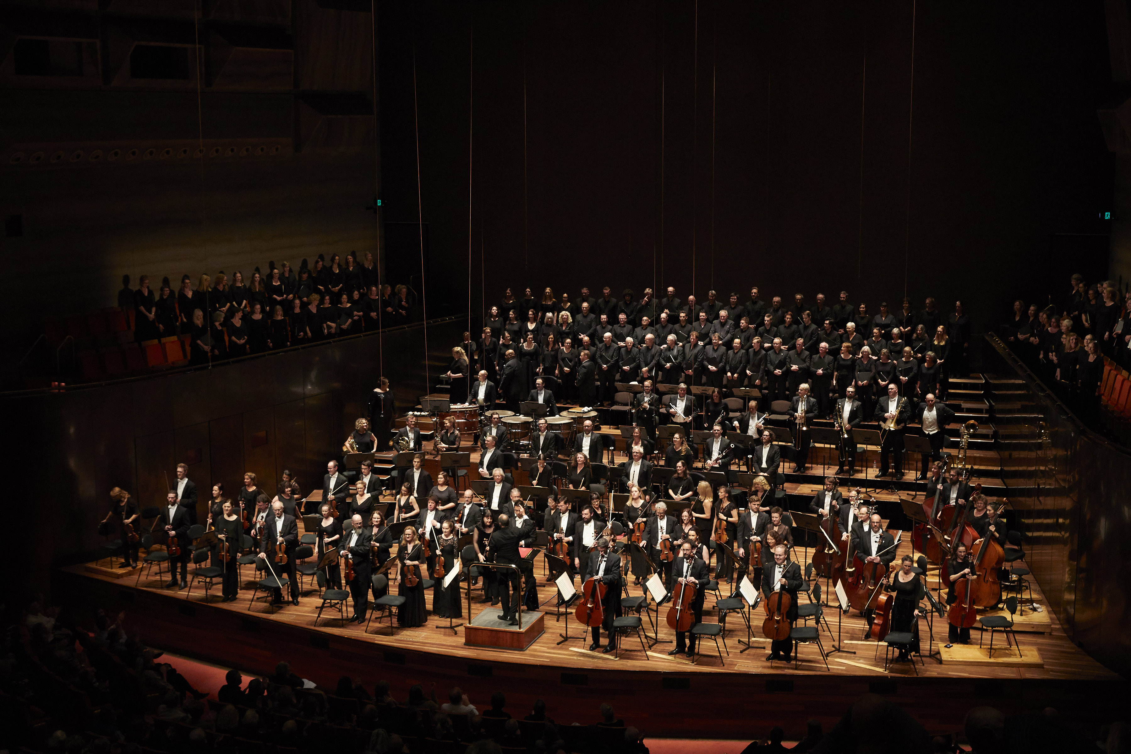 Image of orchestra on stage 