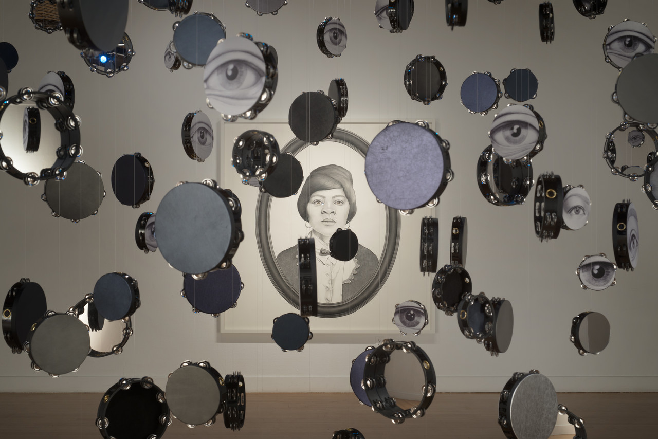 Lava Thomas, Looking Back 1 (installation view), 2015