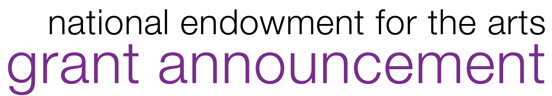 National Endowment for the Arts Grant Announcement