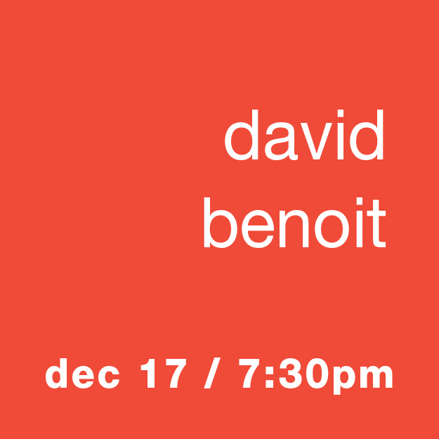 David Benoit Christmas Tribute to Charlie Brown: Dec 17 / 7:30pm