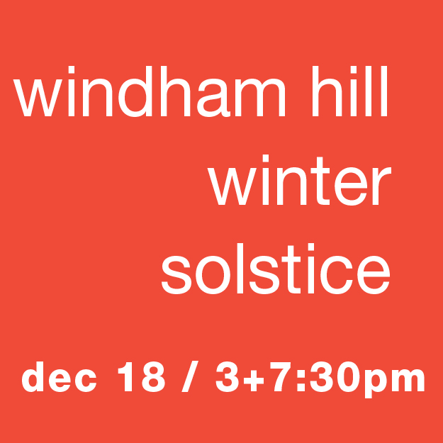 Windham Hill's Winter Solstice: Dec 18 / 3 & 7:30pm