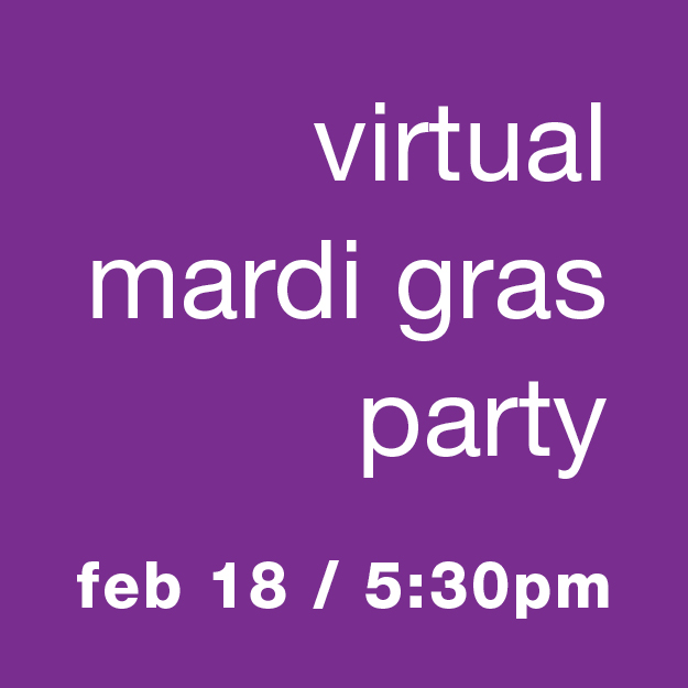 Mardi Gras, Masks, & Mixology / Feb 18 / 5:30pm