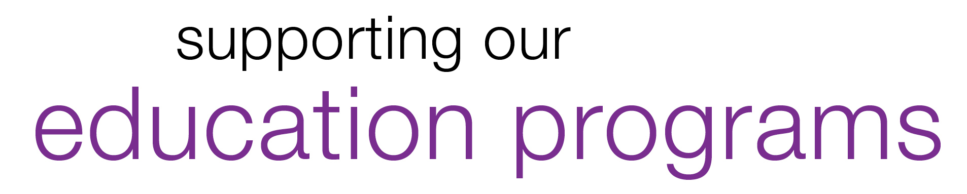 Supporting our Arts Education Programs