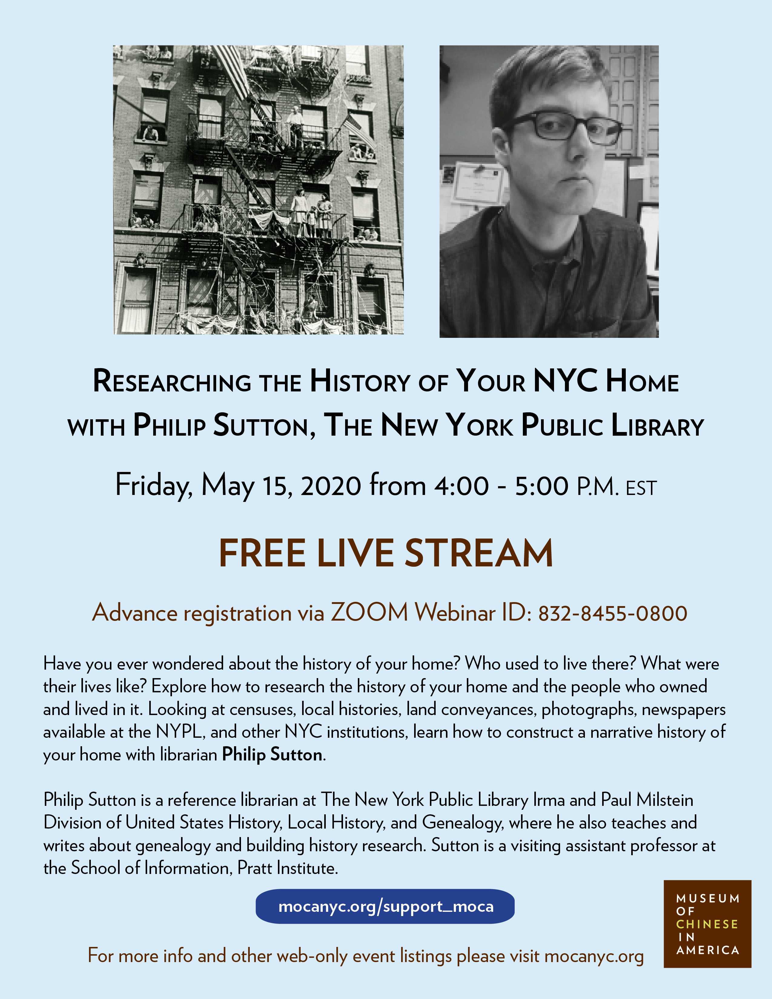 [LIVE STREAM] Researching the History of Your NYC Home with the NYPL