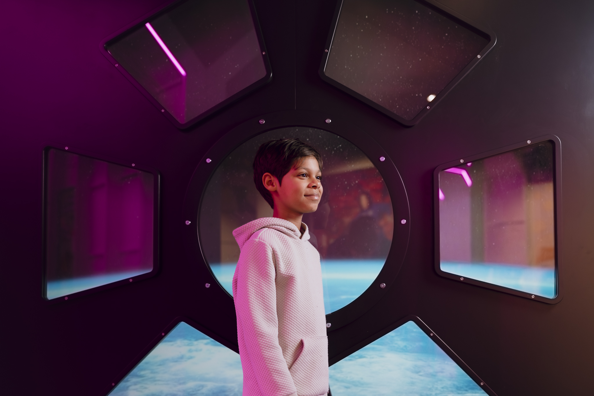 Boy in Horrible Science Exhibition