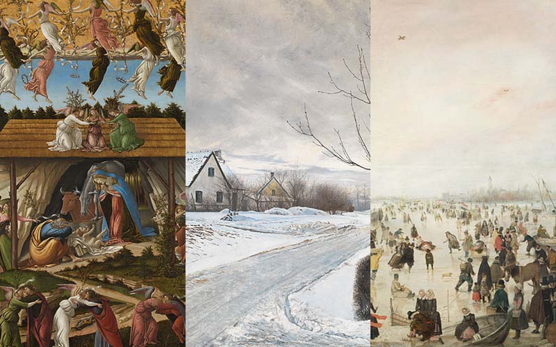 Three paintings in the collection © The National Gallery, London