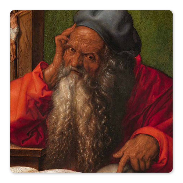 Albrecht Dürer, 'Saint Jerome in his study', 1521. Museu Nacional de Arte Antiga, Lisbon (National Museum of Ancient Art, Lisbon) © Instituto Portugues de Museus, Minstero da Cultura, Lisbon