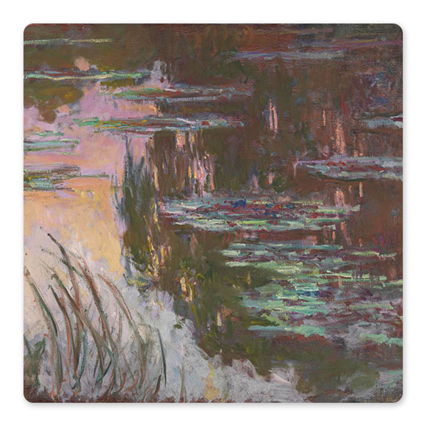 Claude Monet, 'Water-Lilies, Setting Sun', about 1907 © The National Gallery, London
