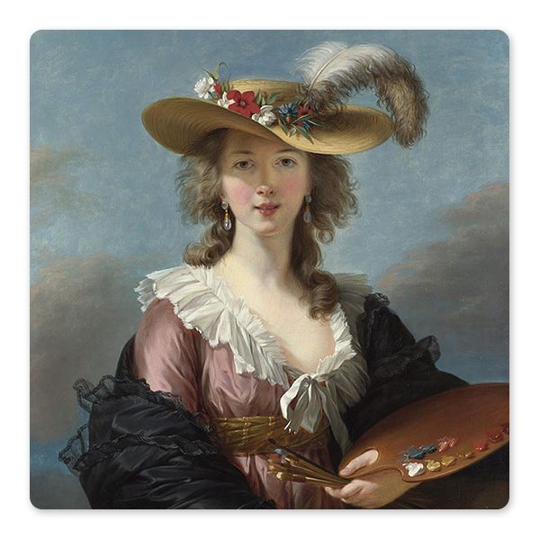 Elisabeth Louise Vigée Le Brun, 'Self Portrait in a Straw Hat', 1782 © The National Gallery, London