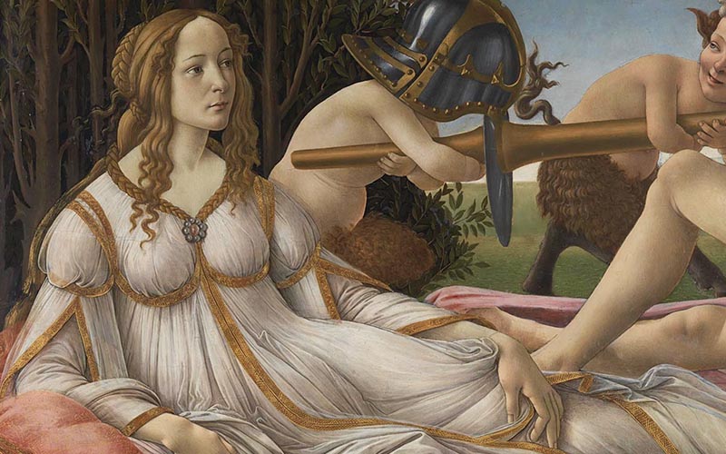 Sandro Botticelli, 'Venus and Mars', about 1485 © The National Gallery, London