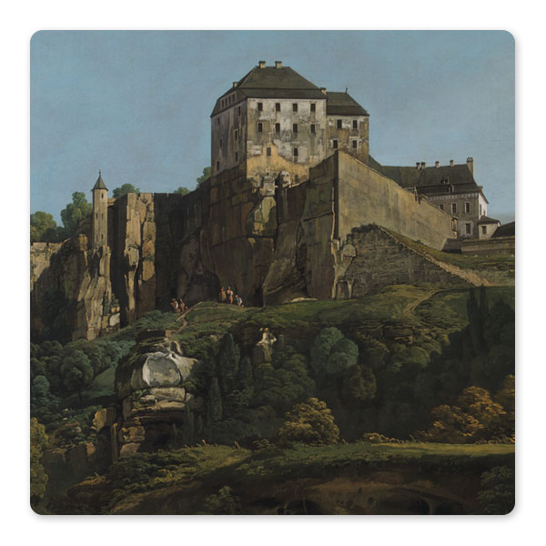 Bernardo Bellotto, The Fortress of Königstein from the North, 1756–8 © The National Gallery, London