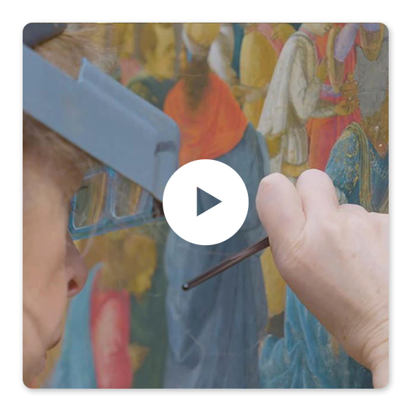 Behind the scenes with Botticelli's, Adoration of the Kings © The National Gallery, London
