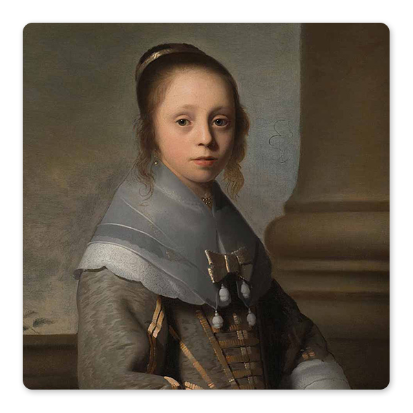 Isaack Luttichuys, Portrait of a Girl, about 1650 © The National Gallery, London