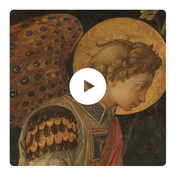Fra Filippo Lippi, The Annunciation, about 1450-3 © The National Gallery, London