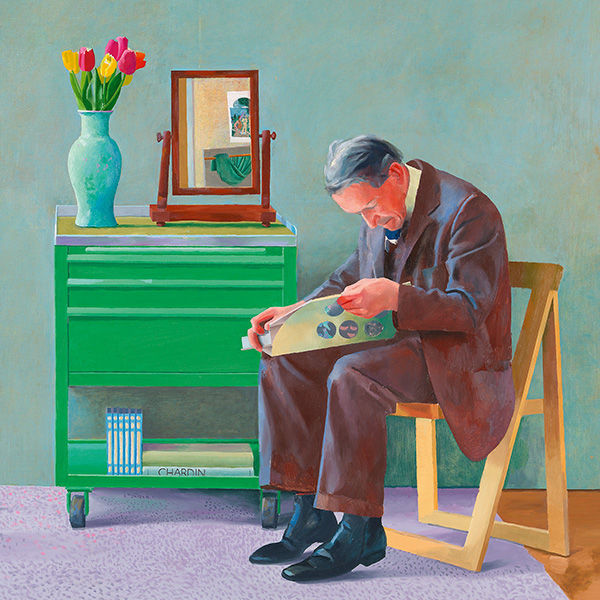 Detail from David Hockney, 'My Parents', 1977, Tate, purchased 1981 © David Hockney. Photo: Tate, London