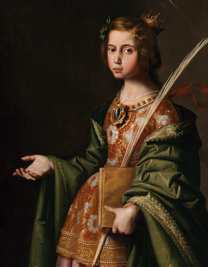 Francisco de Zurbarán, Saint Elizabeth of Thuringia © Arte Ederren Bilboko Museoa – Museo de Bellas Artes de Bilbao