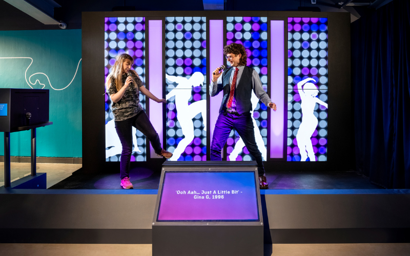 The Eurovision Song Contest stage at the live final in 2025