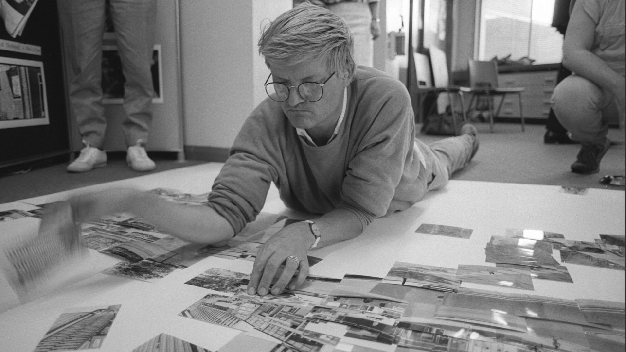 David Hockney creates a joiner of NSMM in 1985. Credit: National Science and Media Museum / Science and Society Picture Library