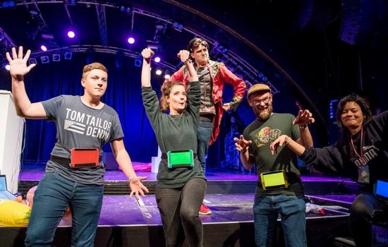 Silhouettes of two children in YOU MATTER