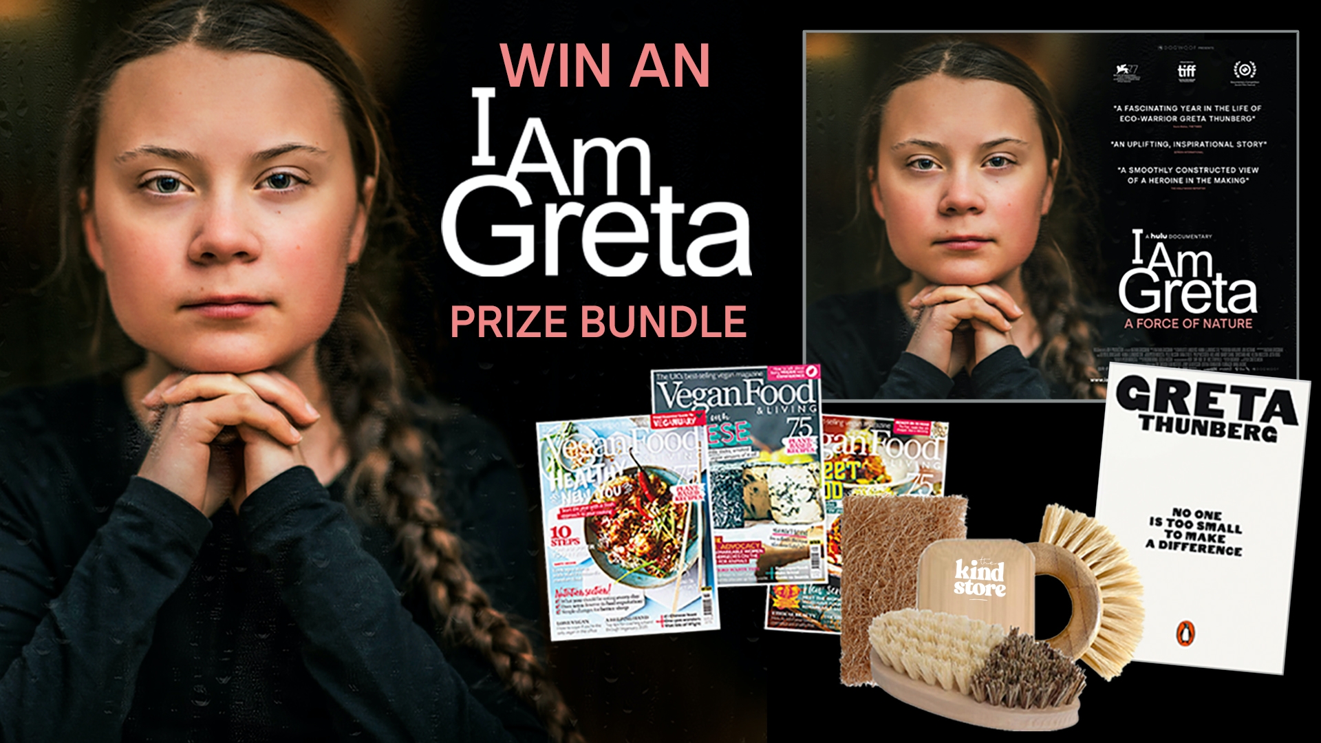 I Am Greta prize bundle details