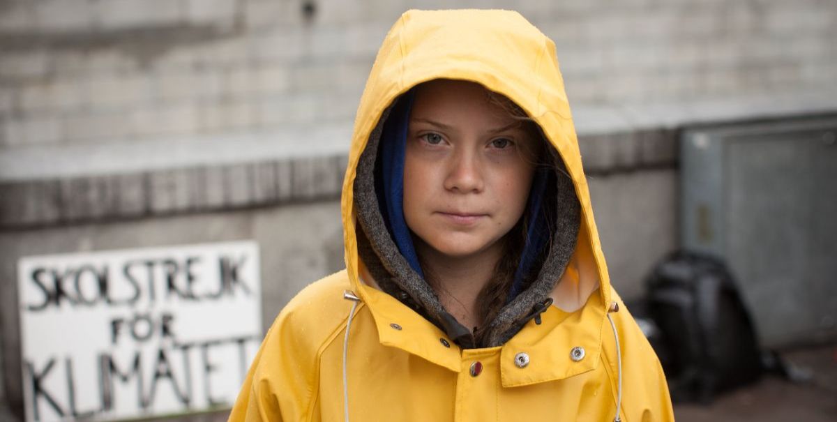 Still from I Am Greta featuring Greta Thunberg 