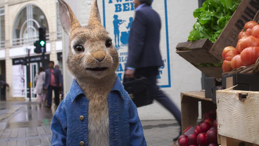 Promotional still from Peter Rabbit 2
