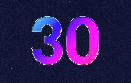 A purple 30