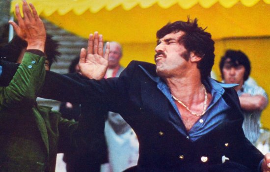 George Lazenby mid fight scene.