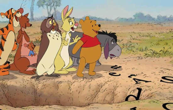 An animated image of Winnie the Pooh