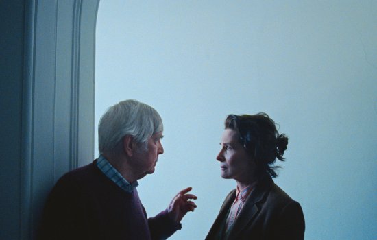 Juliette Binoche and Tom Courtenay
