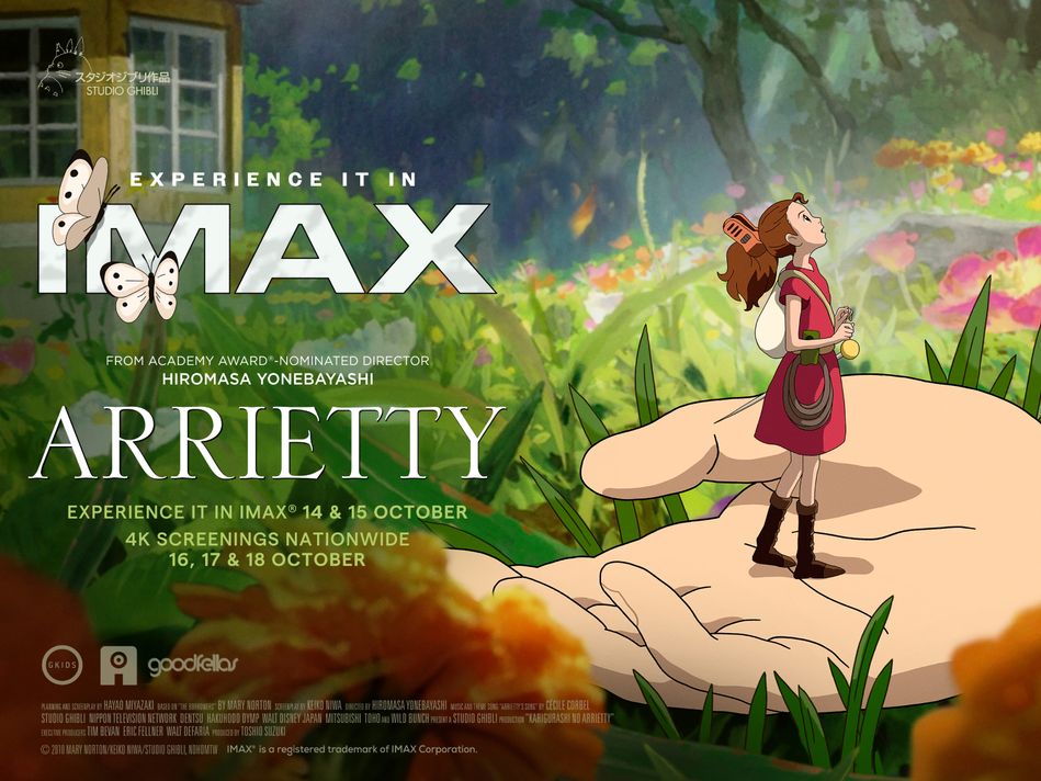 An IMAX: Arrietty poster