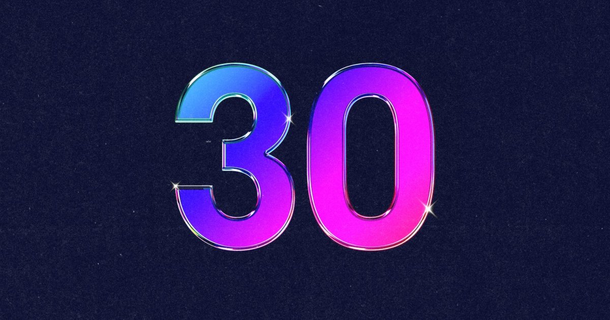 A purple 30.