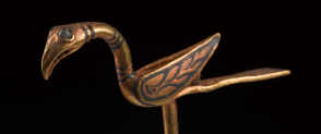 The golden bird pin from the Galloway Hoard 