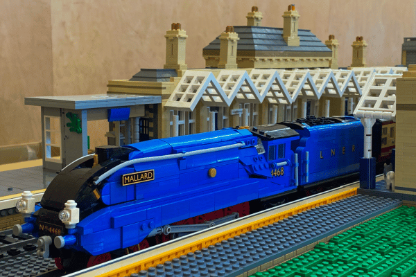 Family visiting the museum