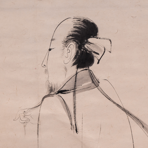 Chang Dai-chien, Portrait of Li Bai, 1927
