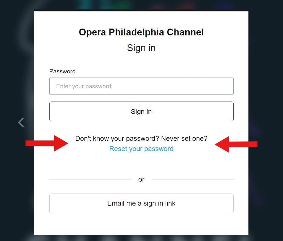 Opera Philadelphia Channel