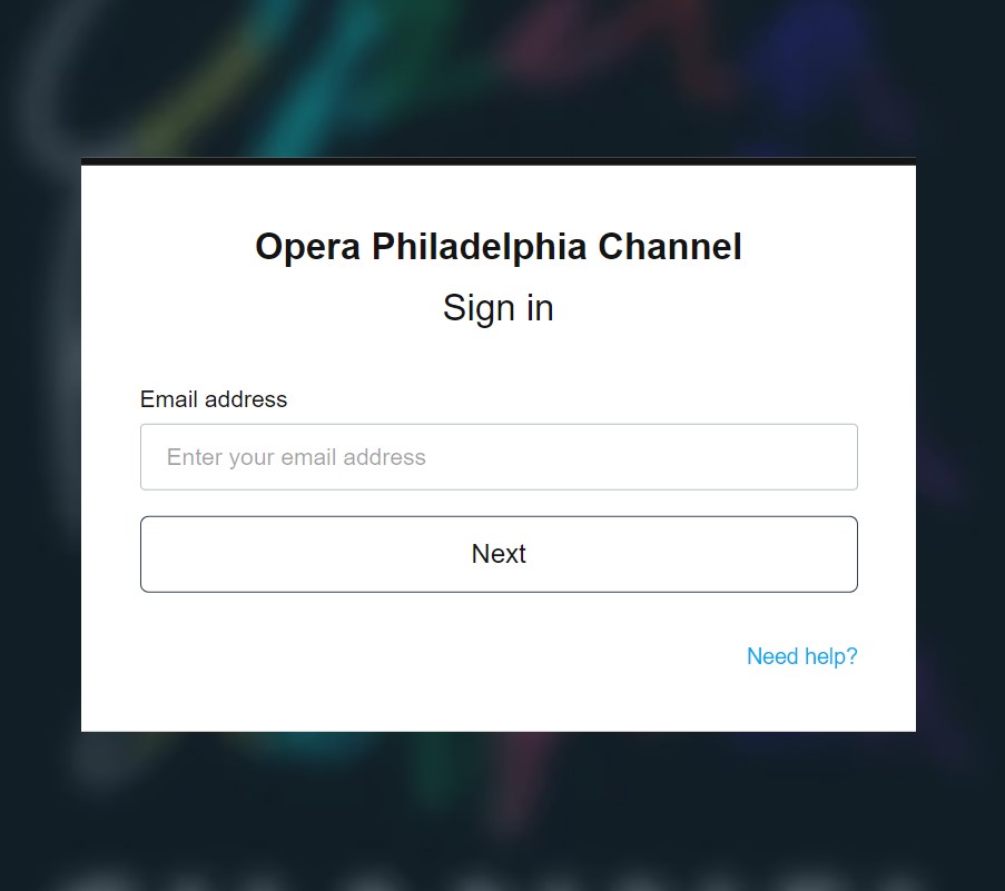 Opera Philadelphia Channel