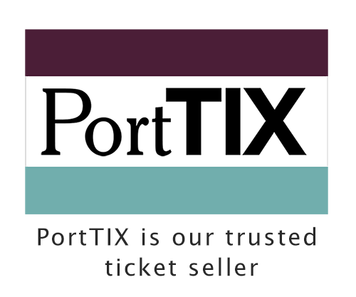 Logo of PortTIX with the words PortTIX is our trusted ticket seller