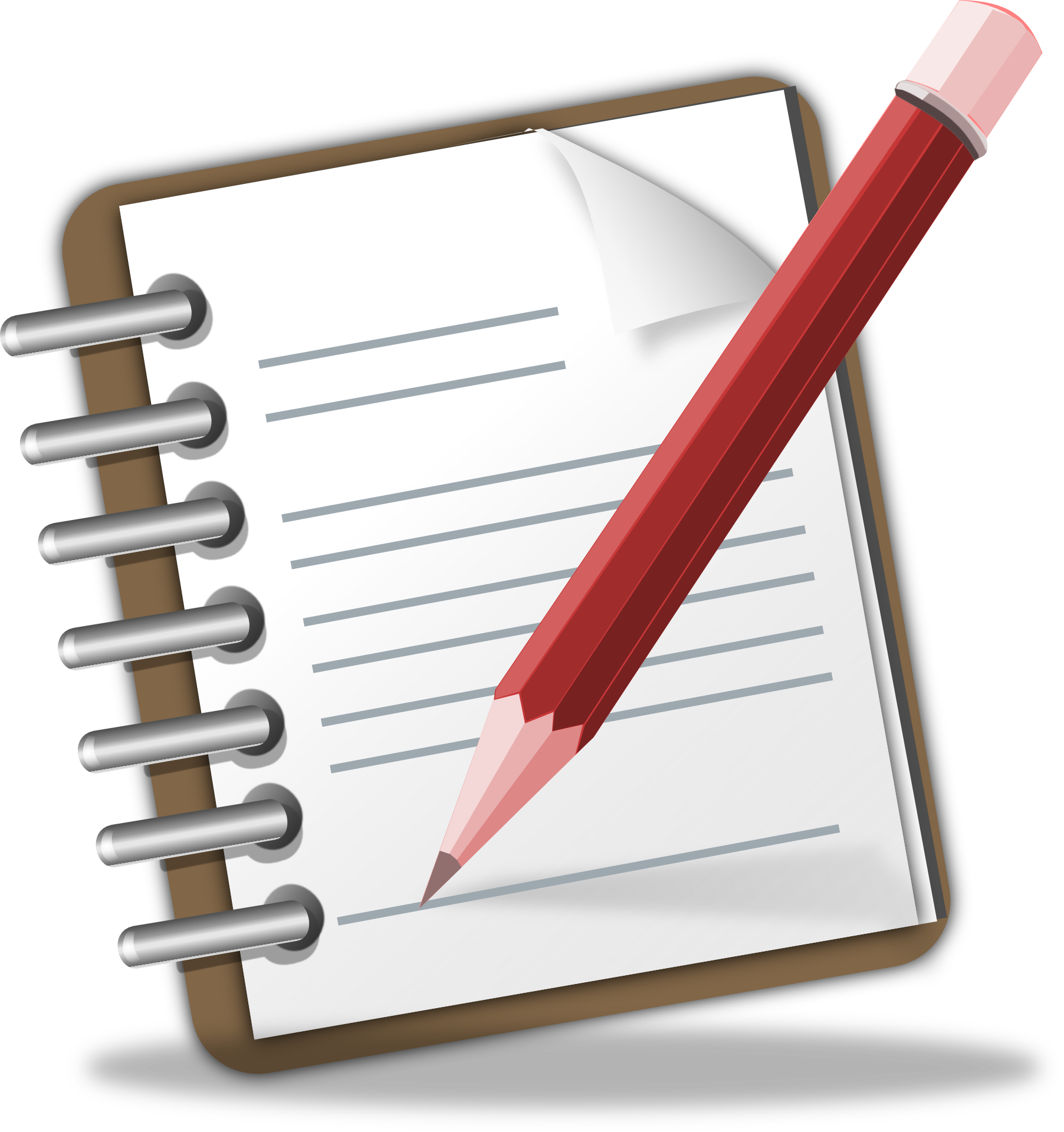 Pencil and Notepad